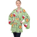 Cups And Mugs Velvet Kimono Robe View1