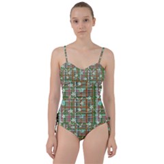 Textile Fabric Sweetheart Tankini Set by HermanTelo