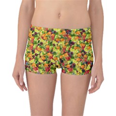 Background Pattern Structure Fruit Boyleg Bikini Bottoms by Pakrebo