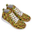 Background Pattern Structure Fruit Men s Lightweight High Top Sneakers View3