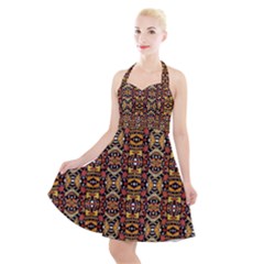 J 7 Halter Party Swing Dress  by ArtworkByPatrick