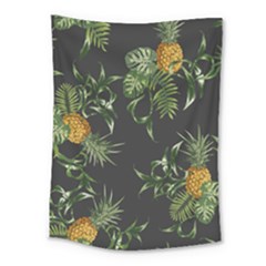 Pineapples Pattern Medium Tapestry by Sobalvarro