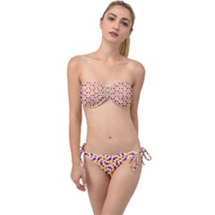 Polka Dot Party Twist Bandeau Bikini Set by VeataAtticus