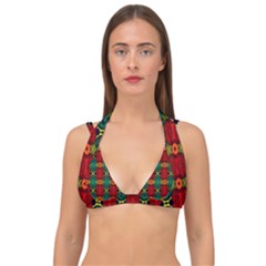 K 4 Double Strap Halter Bikini Top by ArtworkByPatrick