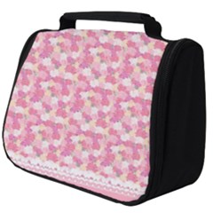 Peony Pattern Pink Scrapbookin Full Print Travel Pouch (big) by Simbadda