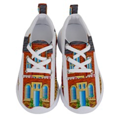 City Buildings Brick Architecture Running Shoes by Simbadda