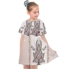 Elegant Decorative Mandala Design Kids  Sailor Dress by FantasyWorld7