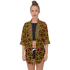 N 7 Open Front Chiffon Kimono by ArtworkByPatrick