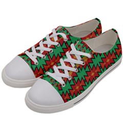 Tribal Pattern                                   Women s Low Top Canvas Sneakers by LalyLauraFLM