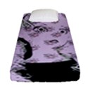 Wide Eyed Girl Lilac Fitted Sheet (Single Size) View1