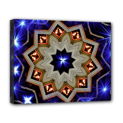 Background Mandala Star Deluxe Canvas 20  X 16  (stretched) by Mariart