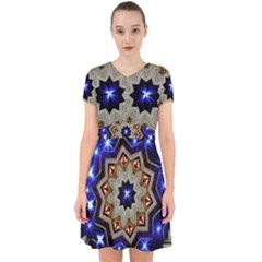 Background Mandala Star Adorable In Chiffon Dress by Mariart