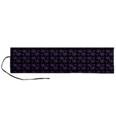 Lilac Firecracker Heart Pattern Roll Up Canvas Pencil Holder (l) by snowwhitegirl