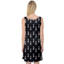 Heart Skeleton Pattern Sleeveless Satin Nightdress View2