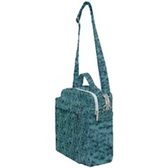 Knitted Wool Blue Crossbody Day Bag by snowwhitegirl