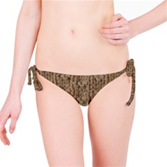 Knitted Wool Brown Bikini Bottom by snowwhitegirl