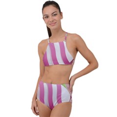 Easter Egg Colorful Spring Color High Waist Tankini Set by Simbadda
