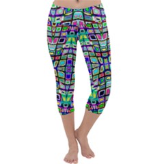 Na 1 Capri Yoga Leggings by ArtworkByPatrick