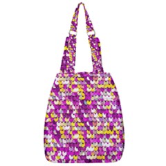 Funky Sequins Center Zip Backpack by essentialimage