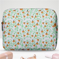 Pumpkin Vines Make Up Pouch (large) by bloomingvinedesign