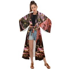 Hot Day In  Dallas 6 Maxi Kimono by bestdesignintheworld