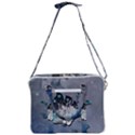 Sport, surfboard with flowers and fish Cross Body Office Bag View3