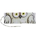 Owl Bird Eyes Cartoon Good Roll Up Canvas Pencil Holder (M) View1