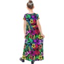 Flowers 3 Kids  Short Sleeve Maxi Dress View2