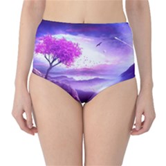 Fantasy World Classic High-waist Bikini Bottoms by Sudhe