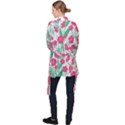 Flora Floral Flower Flowers Pattern Long Sleeve Velvet Kimono  View2