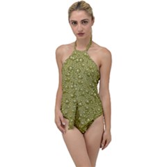 Baroque Pearls In Ornate Decorative Bohemian Style Go With The Flow One Piece Swimsuit by pepitasart