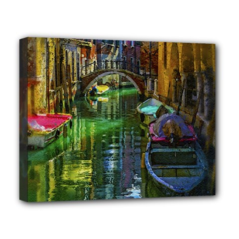 Venice City Italy Architecture Deluxe Canvas 20  X 16  (stretched) by Simbadda