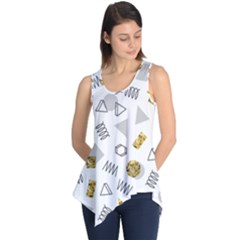 Memphis Seamless Patterns Sleeveless Tunic by Vaneshart