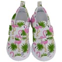 Seamless Pattern With Cute Flamingos Kids  Velcro No Lace Shoes View1