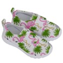 Seamless Pattern With Cute Flamingos Kids  Velcro No Lace Shoes View3