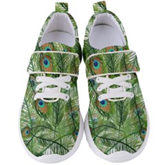 Peacock Feathers Pattern Women s Velcro Strap Shoes by Vaneshart