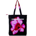 Pink and Red Tulip Double Zip Up Tote Bag View2