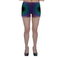 Abstract Patterns Skinny Shorts by Vaneshart