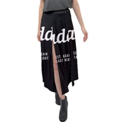 Zaddy Velour Split Maxi Skirt by egyptianhype