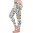 Flowers Pattern Lotus Lily Classic Winter Leggings View2