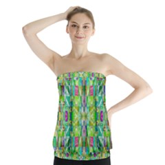 Abstract-a-3 Strapless Top by ArtworkByPatrick