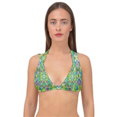 Abstract-a-3 Double Strap Halter Bikini Top by ArtworkByPatrick