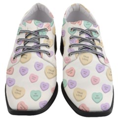 Hearts Women Heeled Oxford Shoes by Lullaby