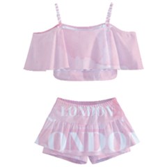 Paris Kids  Off Shoulder Skirt Bikini by Lullaby