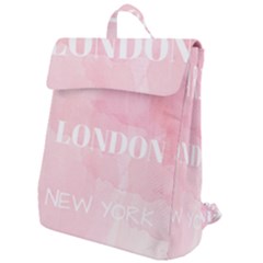 Paris, London, New York Flap Top Backpack by Lullaby