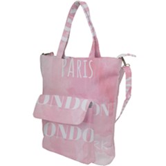 Paris, London, New York Shoulder Tote Bag by Lullaby