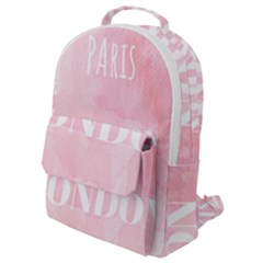 Paris, London, New York Flap Pocket Backpack (small) by Lullaby