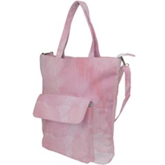 Pink Blurry Pastel Watercolour Ombre Shoulder Tote Bag by Lullaby