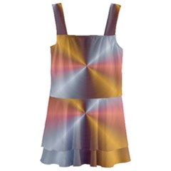 Abstract Easy Shining Kids  Layered Skirt Swimsuit by Bajindul