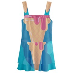 Vector Ice Kids  Layered Skirt Swimsuit by Bajindul